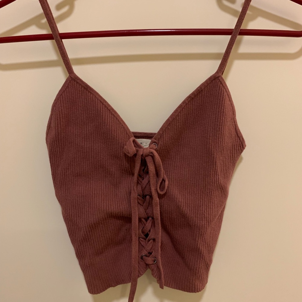 Purple ish crop top